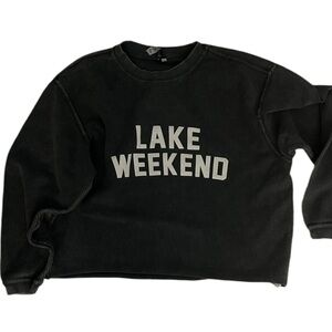 Chicka-D corded navy blue  'Lake Weekend' Sweatshirt